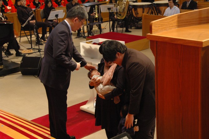 아기 첫 출석 축복기도 