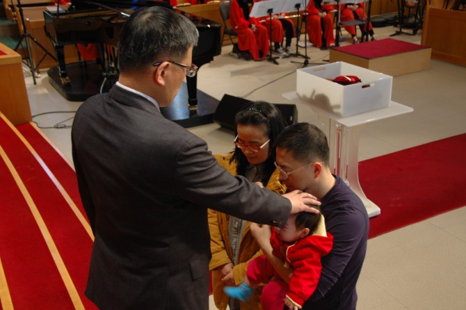  (송주훈집사, 김미경집사의 '지혜'아기) 