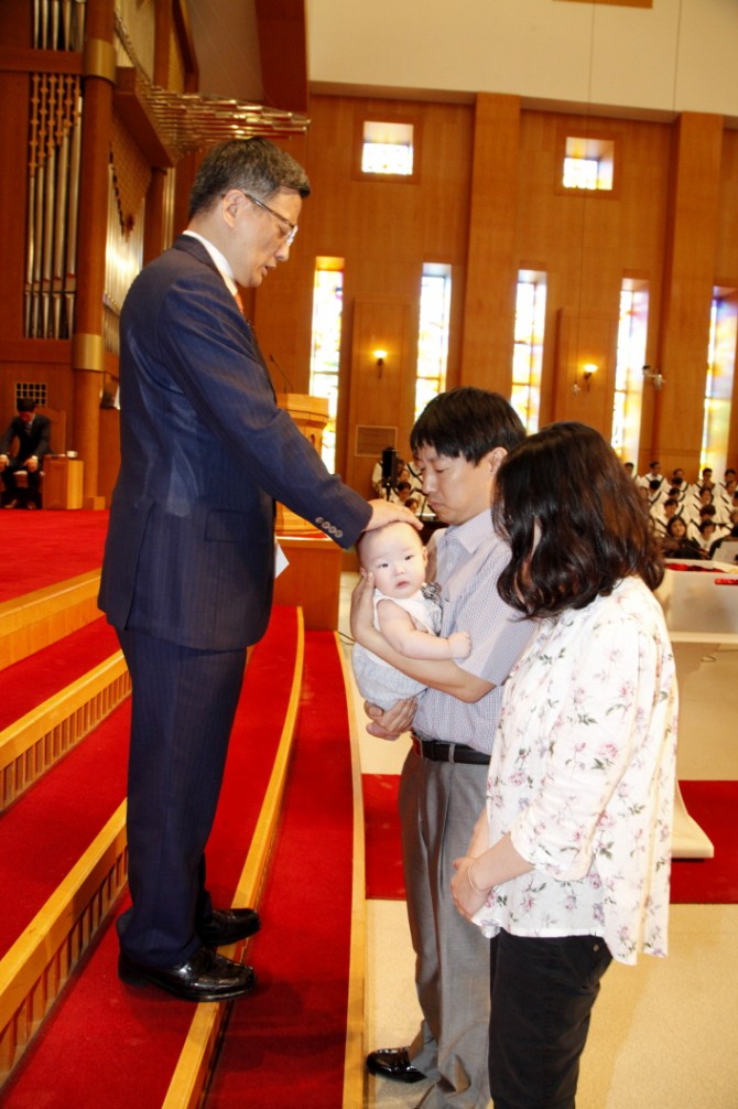  (전혁일, 김미경 집사 '준혁'아기)